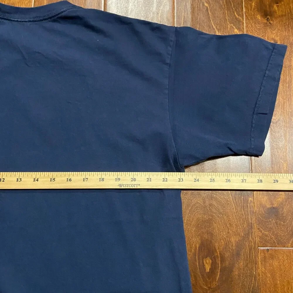 The North Face Vintage Y2K Navy Blue Easy Half Dome T-Shirt Men's Size XL